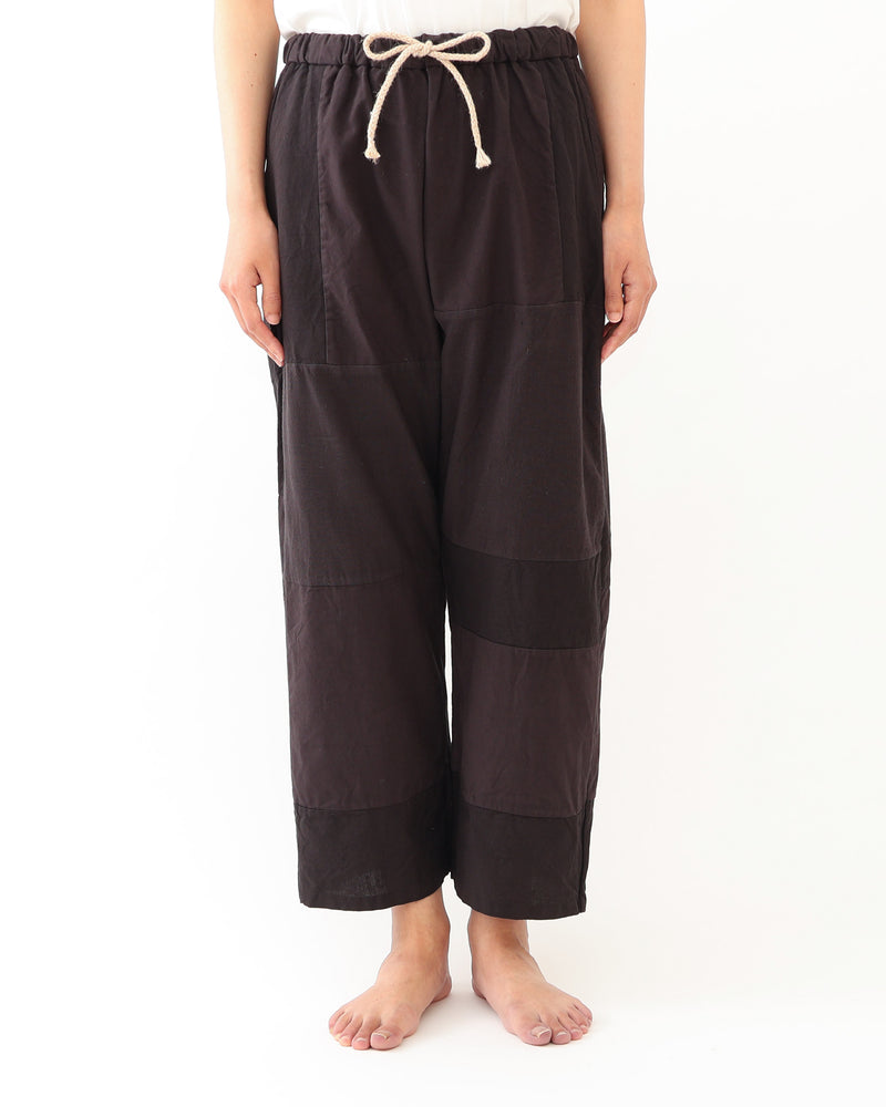Patchwork Drawcord Pants