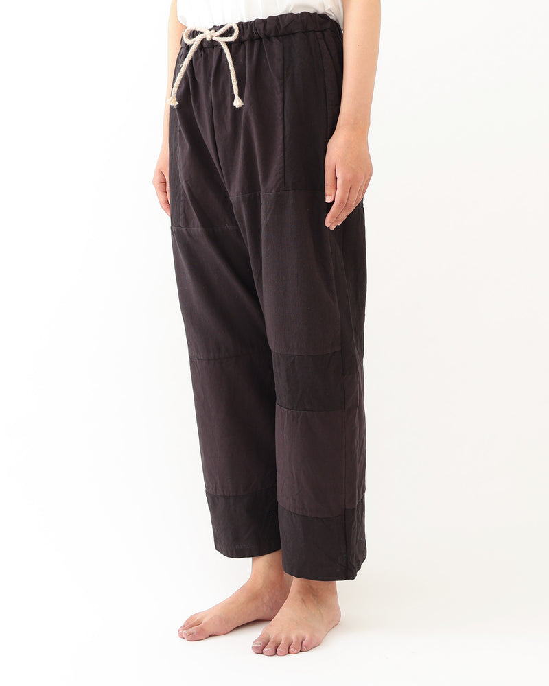 Patchwork Drawcord Pants