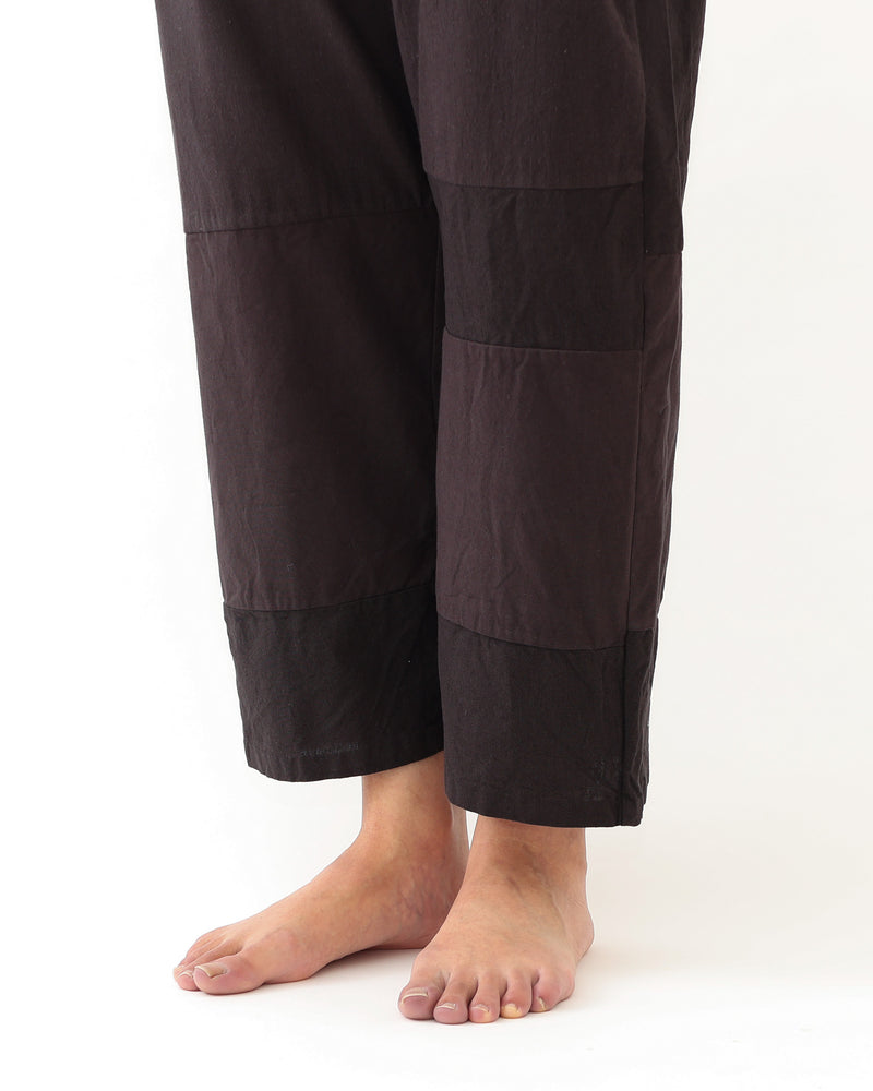 Patchwork Drawcord Pants