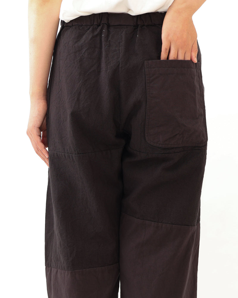 Patchwork Drawcord Pants