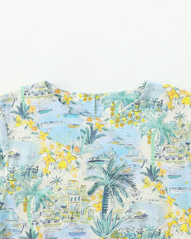A-Line Short Sleeve Dress