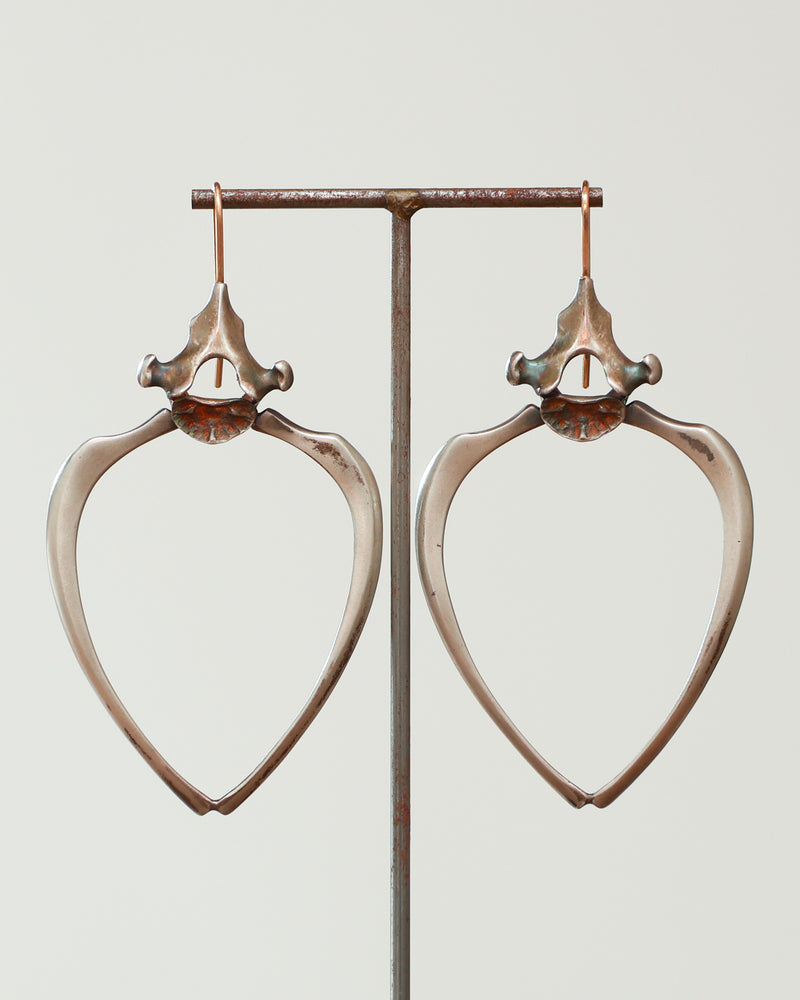 Earrings Small Raccoon Rib
