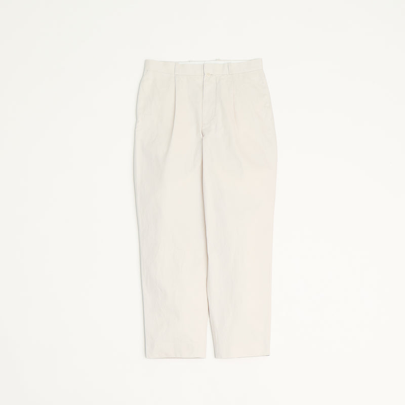 Chino Trousers Tuck Tapered
