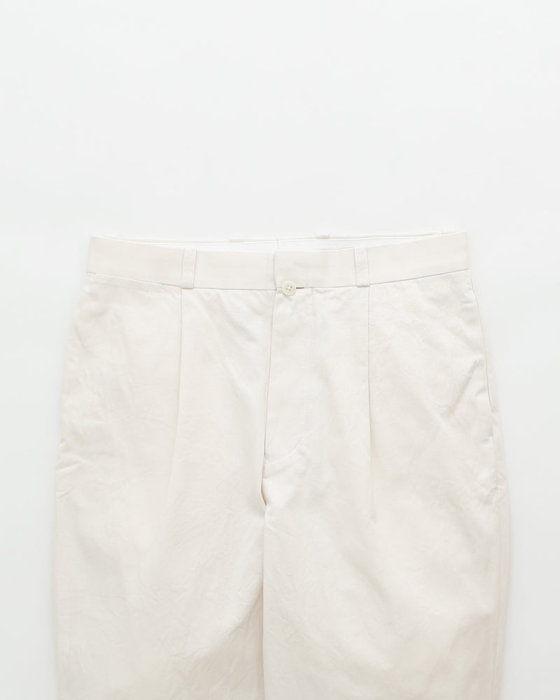 Chino Trousers Tuck Tapered