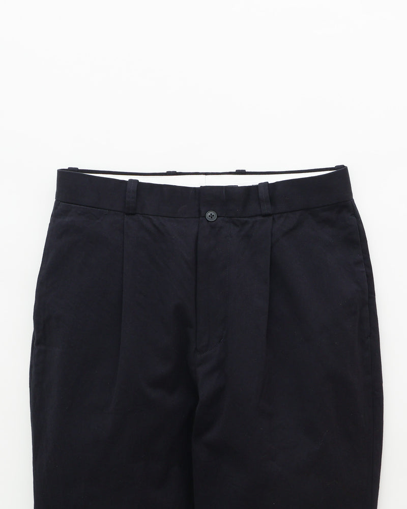 Chino Trousers Tuck Tapered