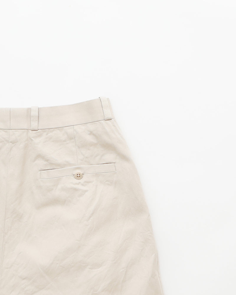 Chino Trousers Tuck Tapered