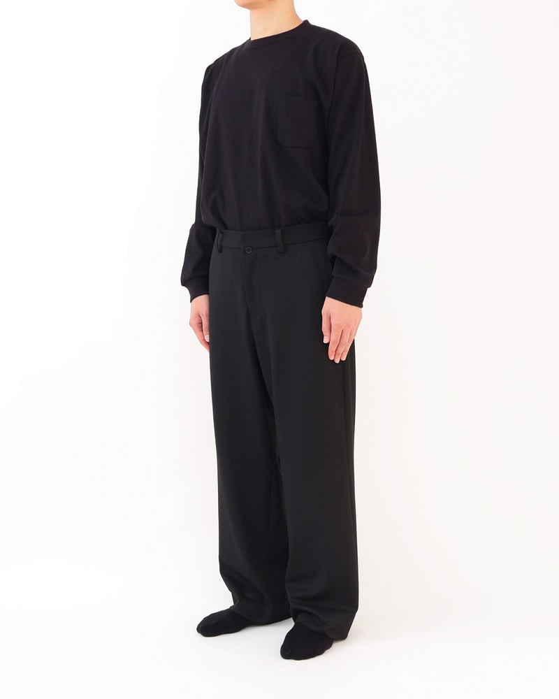 2-Way Wide Straight Trousers