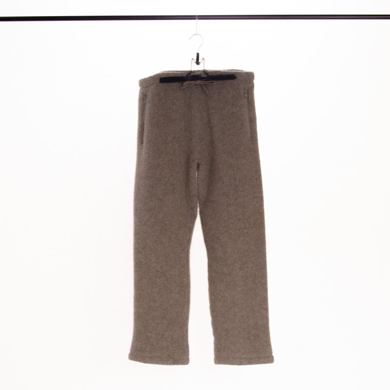 蔵出し Natural Wool Fleece Easy Trousers