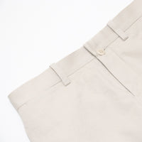 Chino Cloth Trousers Piped Stem