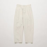 chino cloth trousers wide straight