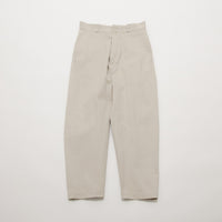 chino cloth trousers wide straight