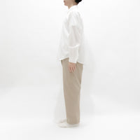 chino cloth trousers wide tapered