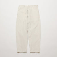 chino cloth trousers wide tapered