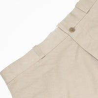 chino cloth trousers wide tapered