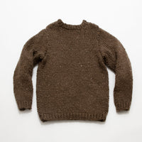 hand knit crew neck