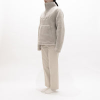 wool boa pullover