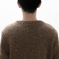 hand knit crew neck