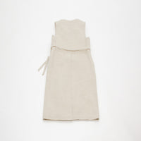 wrap coat sleeveless