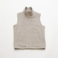 wool boa vest