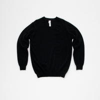 uv-necked cashmere knit 14gauge