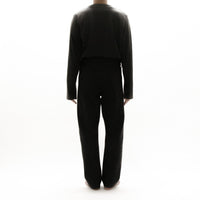logwood dyed denim trousers